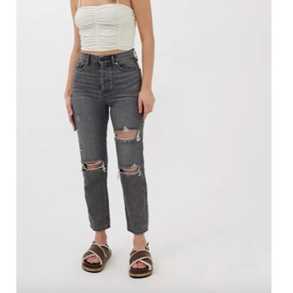 Urban Outfitters Denim - Urban Outfitters Slim Straight Black Jeans / 25